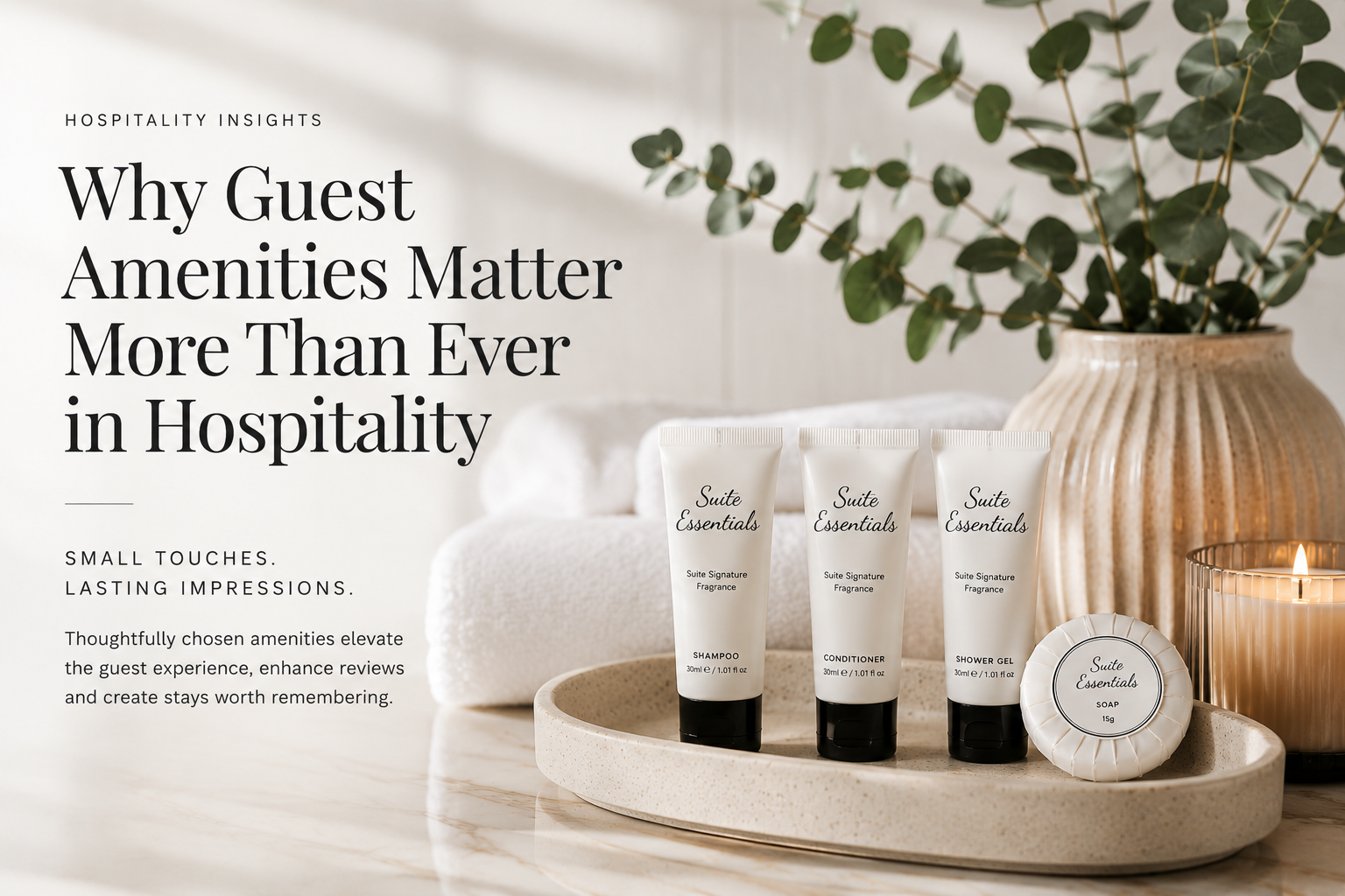 Why Guest Amenities Matter More Than Ever in Hospitality